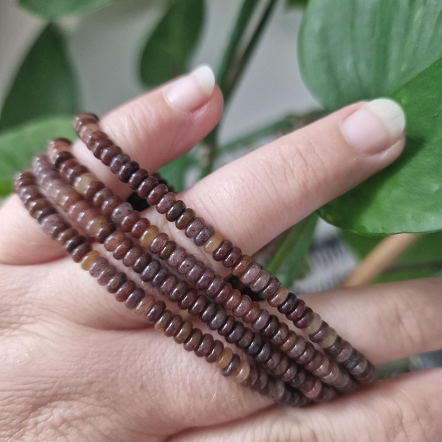 Purple Aventurine disc shapped bracelet 