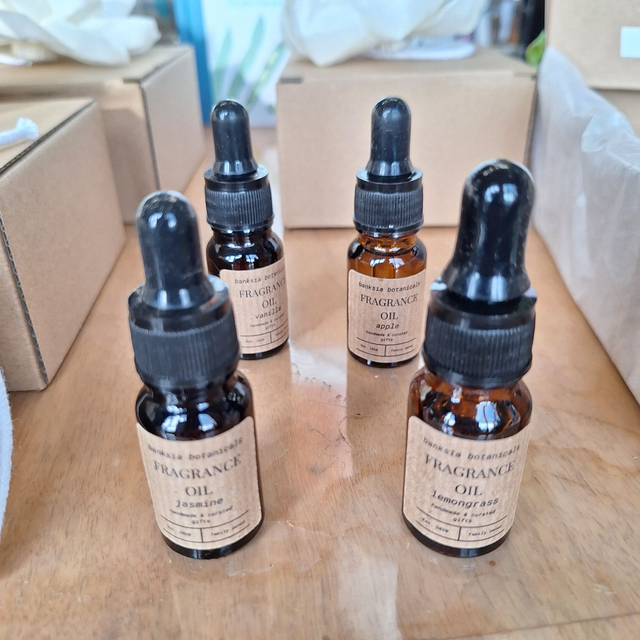 Fragrance oils by Banksia Botanicals