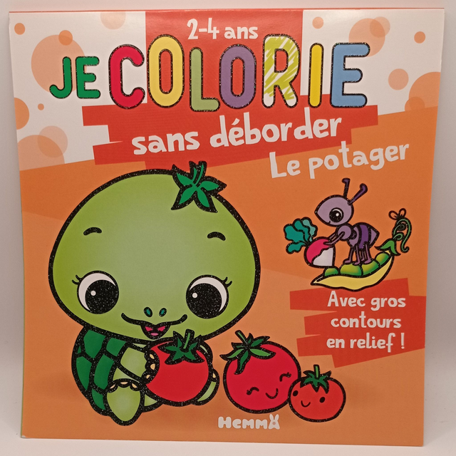 Je colorie sans déborder : Le potager