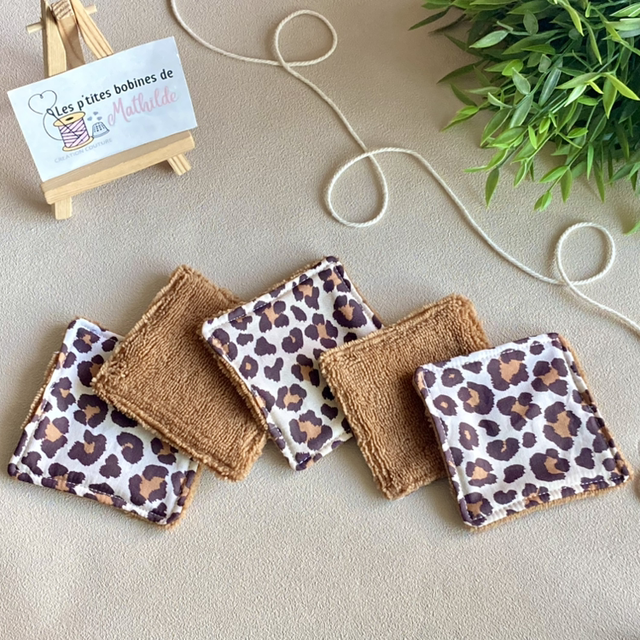 Lingettes | Léopard | Lot de 5