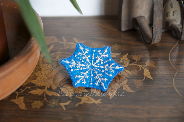 Broche flocon