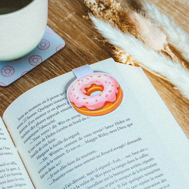00 - Marque-Pages Magnétique - Donut