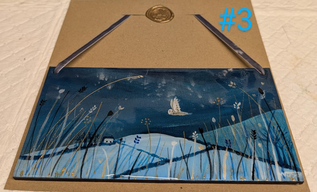 'Hand painted Resin plaque' #3