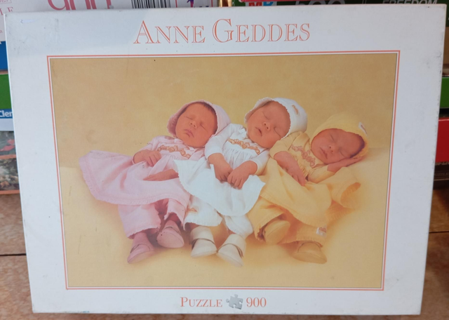 Puzzle Anne Geddes 900 pièces triplés 