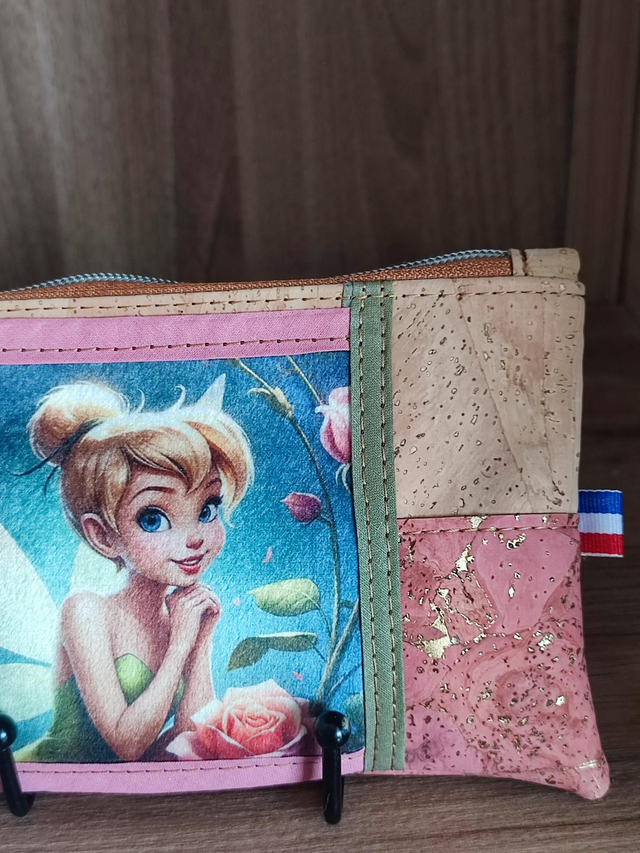 Pochette fée douceur rose poudré