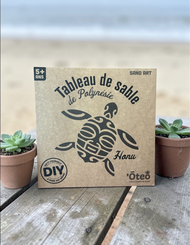Tableau de sable DIY Oteo - Tortue