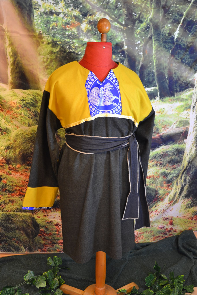 Tunique Simorgh, en laine et soie, Taille L