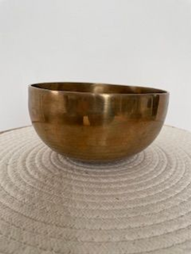 Bol Tibétain note DO# 15 Cm 605 Gr