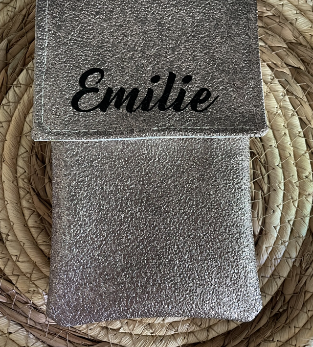 Pochette soignant personnalisable - Fait main