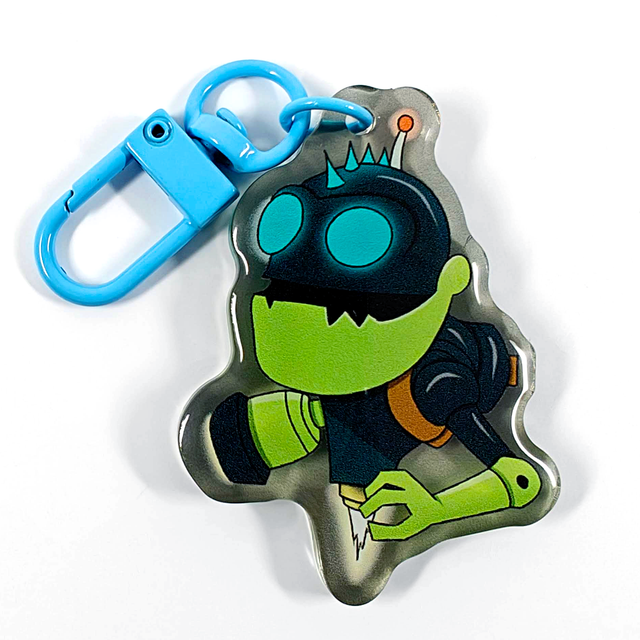 Ratchet &amp; Clank Mr. Zurkon Keychain