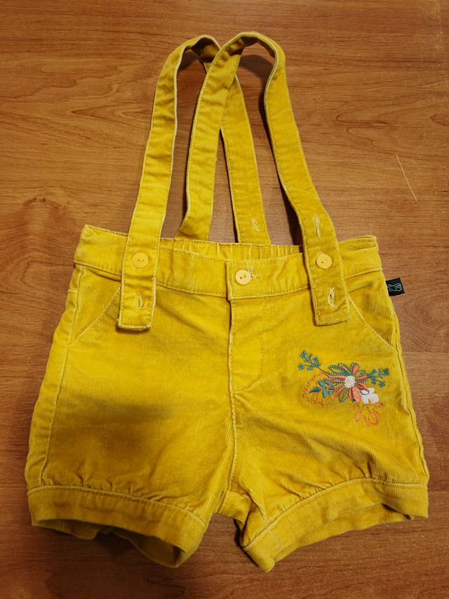 Short à bretelles 12 mois