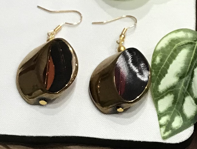 Brown Dangling Earrings- BRDE10