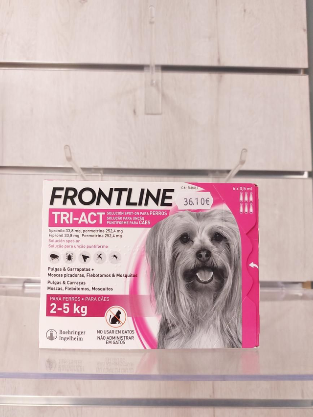 Pipetas (6×0,5ml) Perros de 2 a 5 Kg