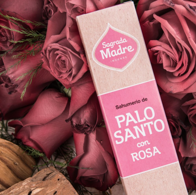 Incienso Palo Santo con Rosas