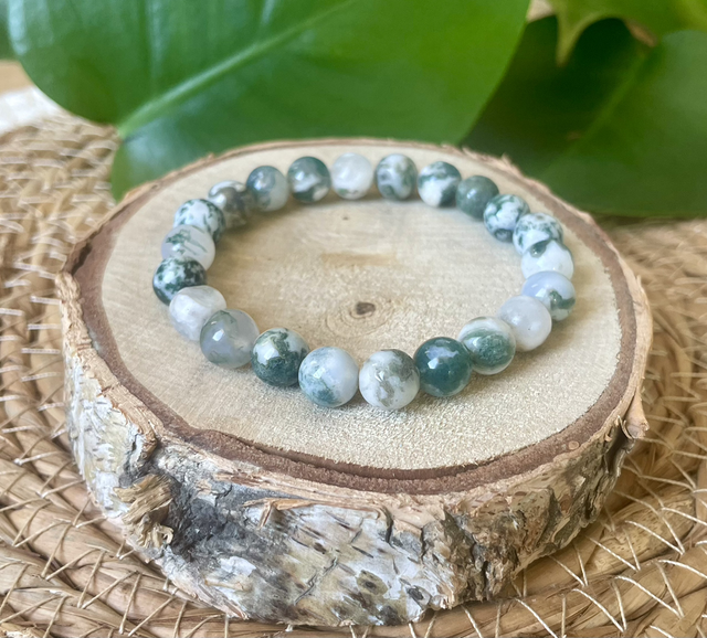 Bracelet agate arbre 