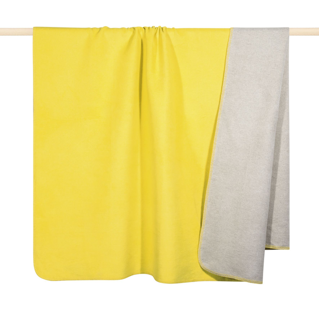 HOBART yellow Wolldecke