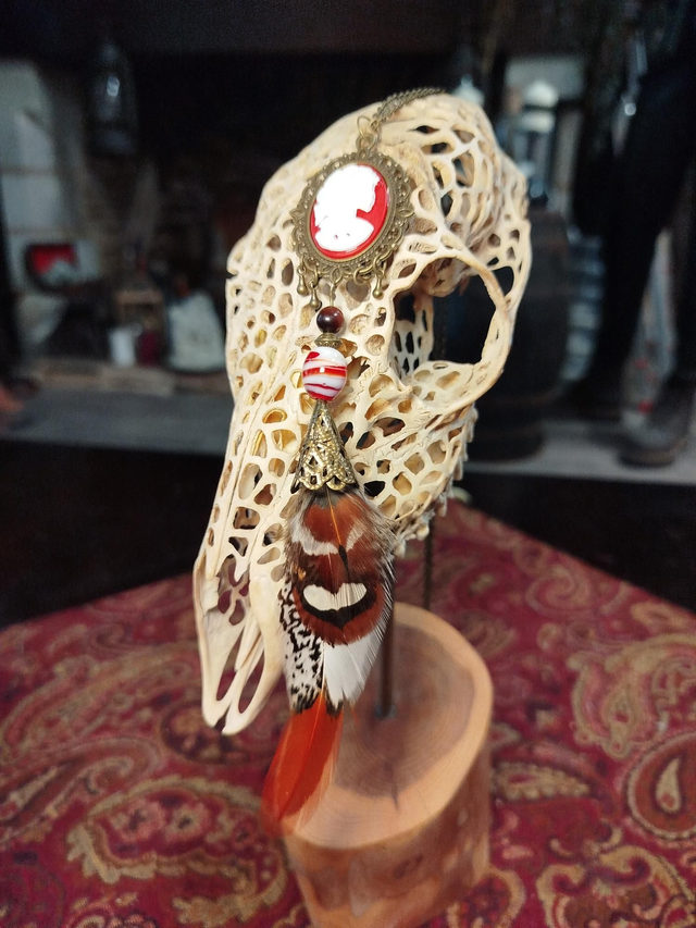 Beautiful Skull Red