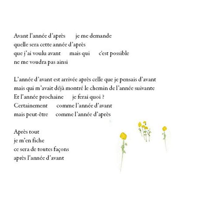 Avant l'année d'après