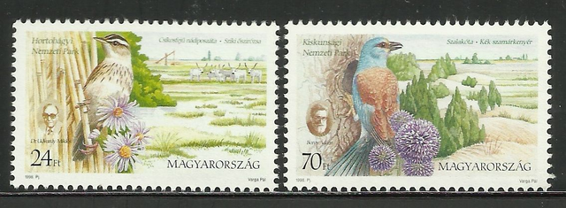 Hungary 1998 National Parks,Birds MNH