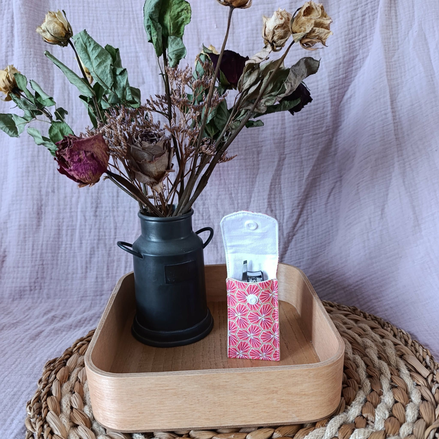 Petite Pochette Riads Rose Fluo