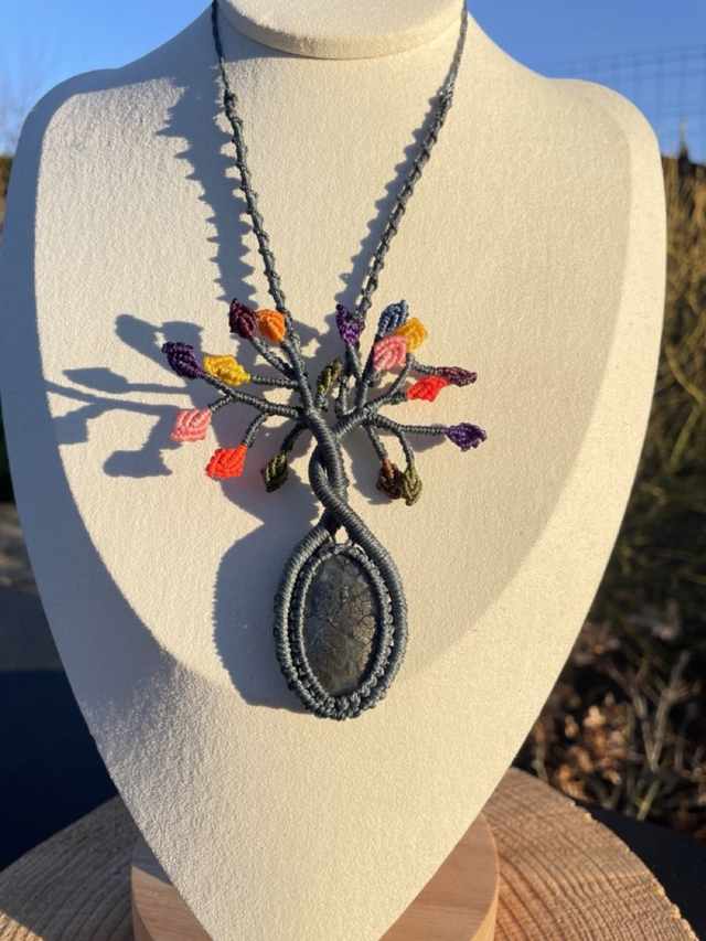 Collier Arbre de vie Marcassite