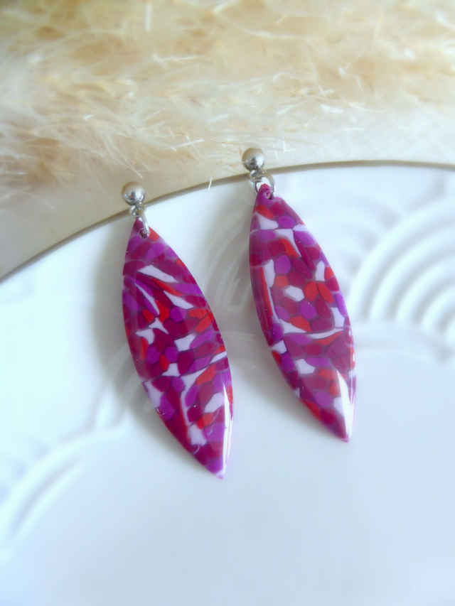Boucles d'oreilles ogives - Murmures d'automne