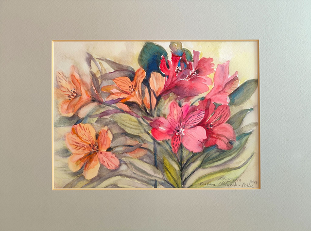 Astrometria, 30x40 (19x26 w świetle passe-partout) akwarela 2014