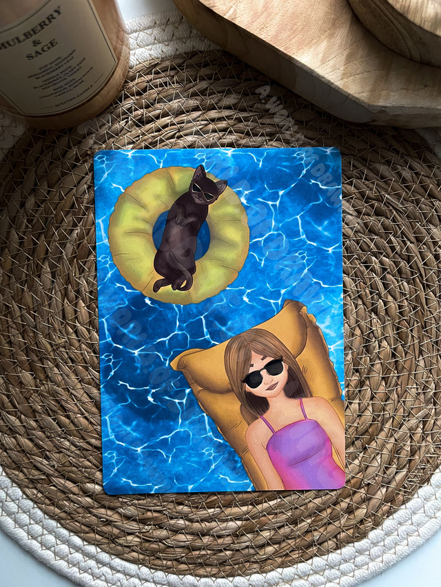 Illustration A5 - Bronzette au soleil 