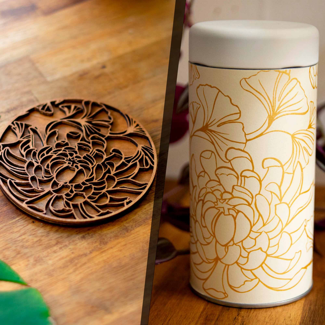 Pack complet dragon - Tasse, sous tasse + boîte à thé