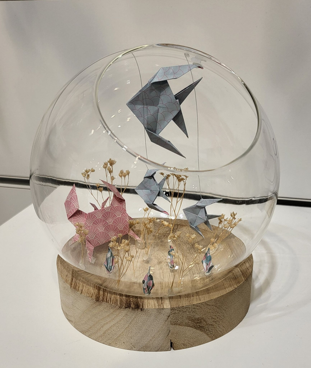 Aquarium en origami