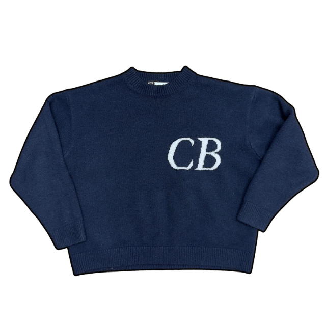Cole Buxton Logo Knit Jumper - L