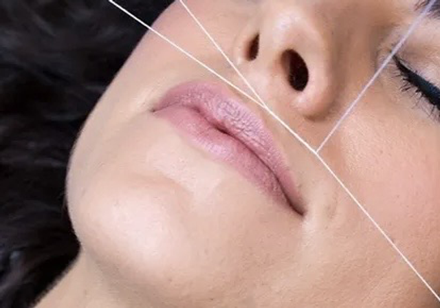 Épilation au fil Levre ou monton 