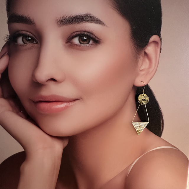 Boucles d'oreilles EVY Crème