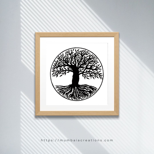 Arbre de vie - Reproduction 20x20cm