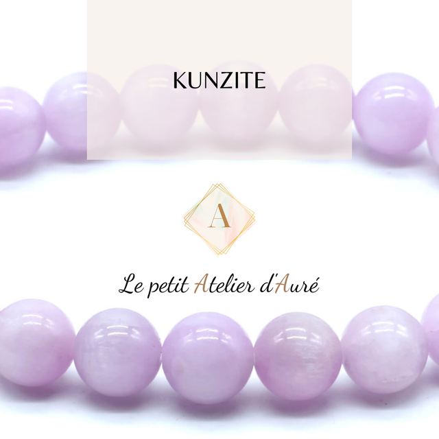 Kunzite : Bracelet en pierres naturelles sur mesure