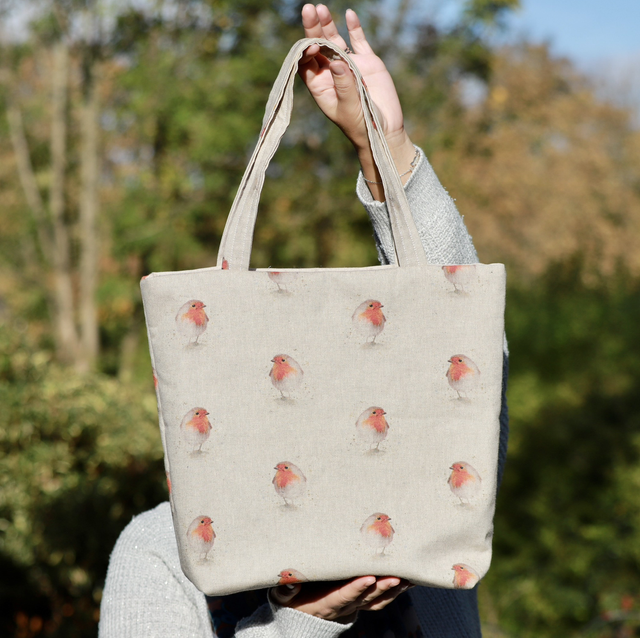 Stylish Tote Bag "Robby Robin" 