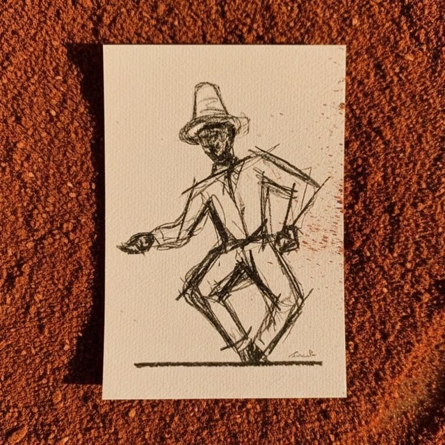 Carte postale A6 - danseur de bèlè #1 - Martinique 