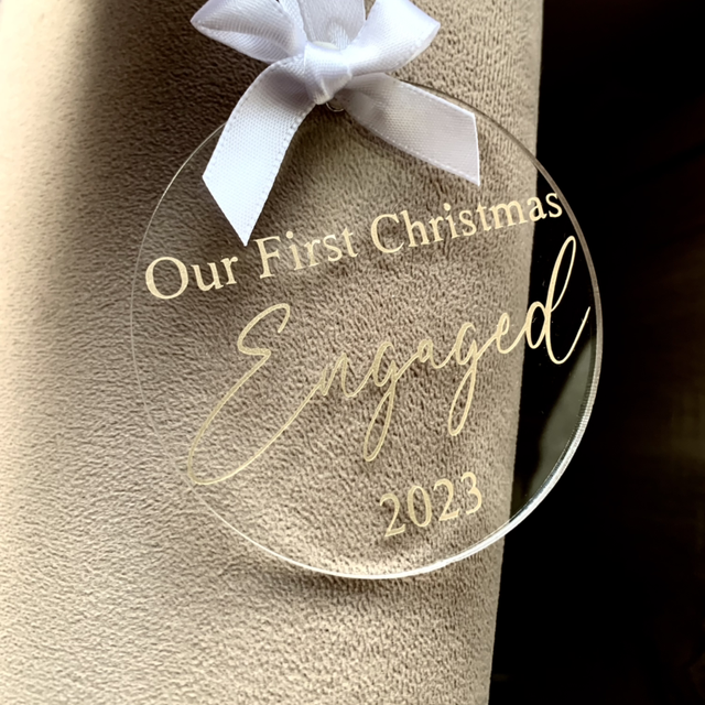 First Christmas Acrylic Disc Keepsake