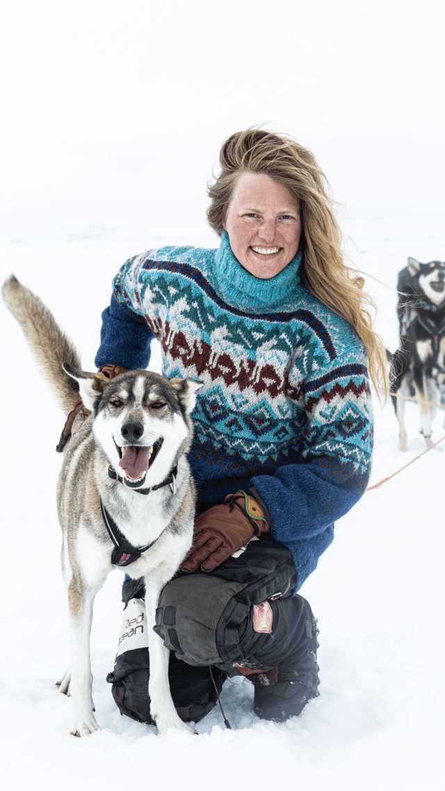 Takotna Sweater Kit - Col 05 (Lapis Blue Lettlopi) - Wool &amp; Pattern - Linka Neumann