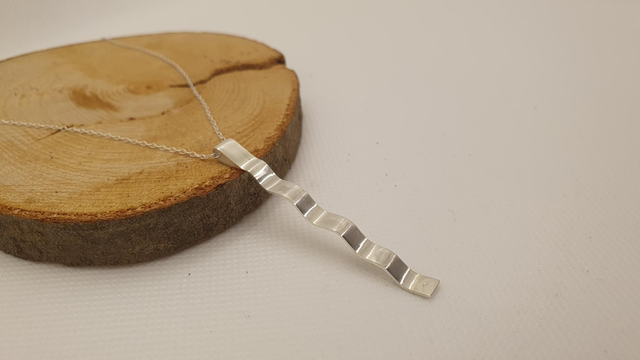 Collier "Vagues" - Argent massif