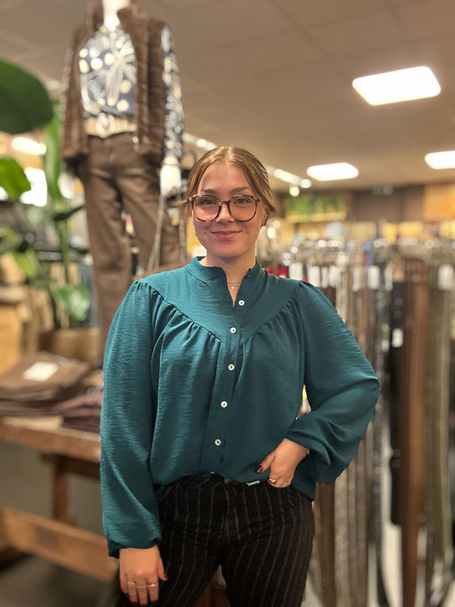 Blouse Noa petrol
