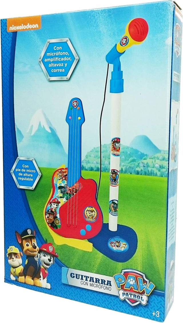 guitare et microphone Pat'patrouille