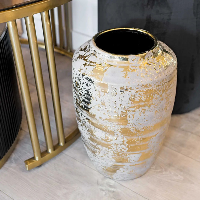 Aurous Fleck Medium Ceramic Pot