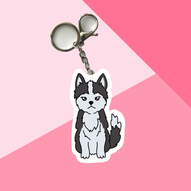DOG keychain - Husky