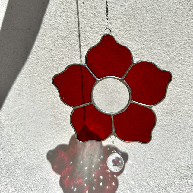 Fleur Lumi (rouge foncé)
