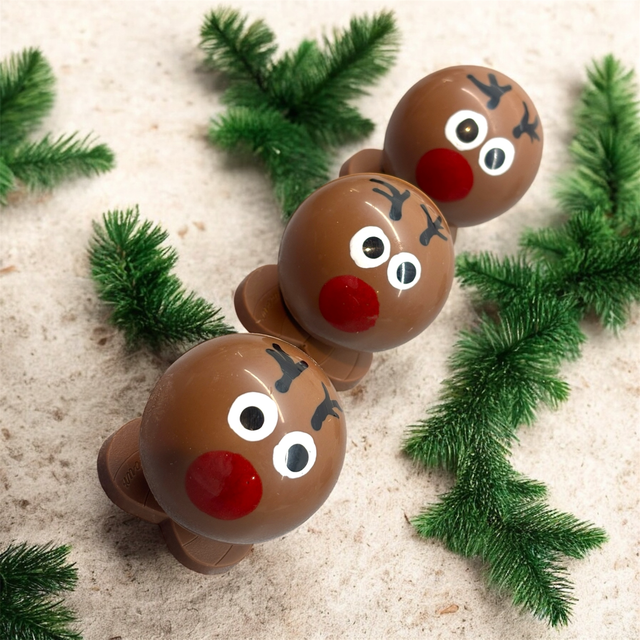Rudolph the reindeer hot chocolate bomb. 50 gr