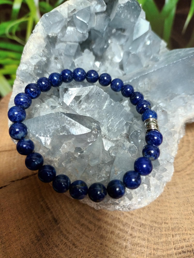 Bracelet en lapis-lazuli 