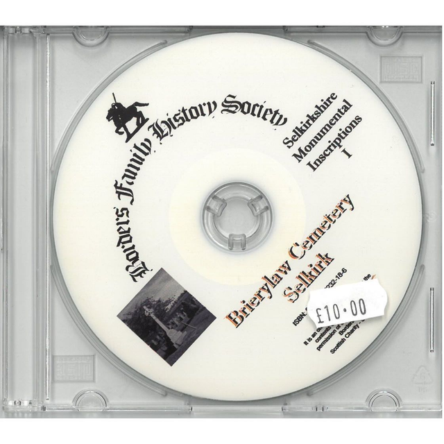 Brierylaw Cemetery, Selkirkshire CD