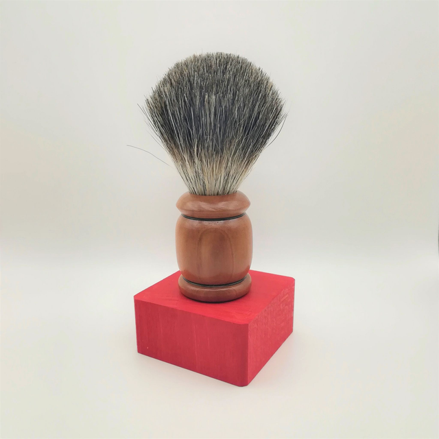 Blaireau en véritables poils naturels en bois d'arbre fruitier