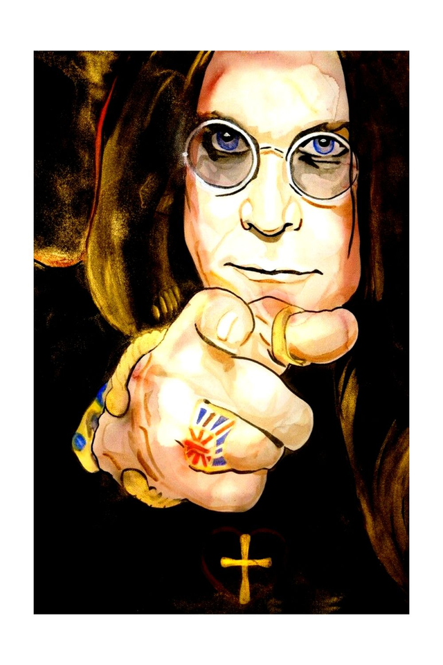 Ozzy Osbourne Music Art Print